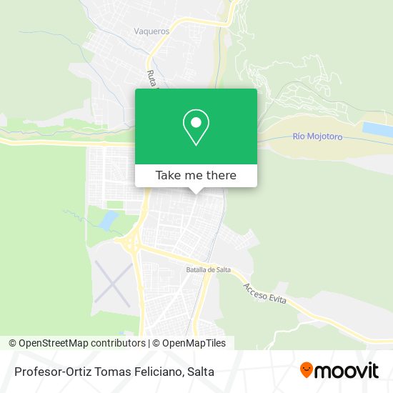 Profesor-Ortiz Tomas Feliciano map