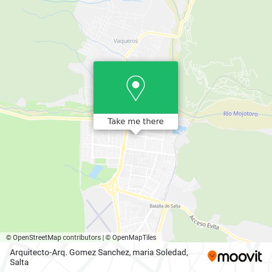 Arquitecto-Arq. Gomez Sanchez, maria Soledad map