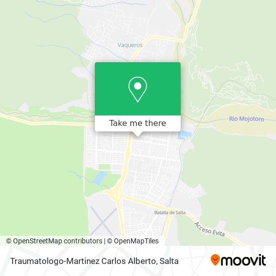 Traumatologo-Martinez Carlos Alberto map