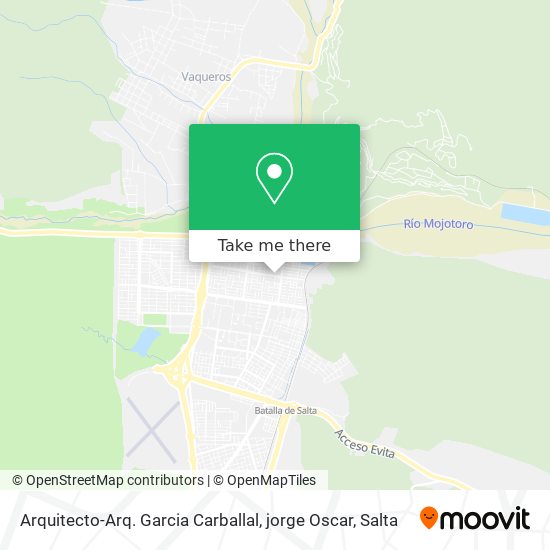 Arquitecto-Arq. Garcia Carballal, jorge Oscar map