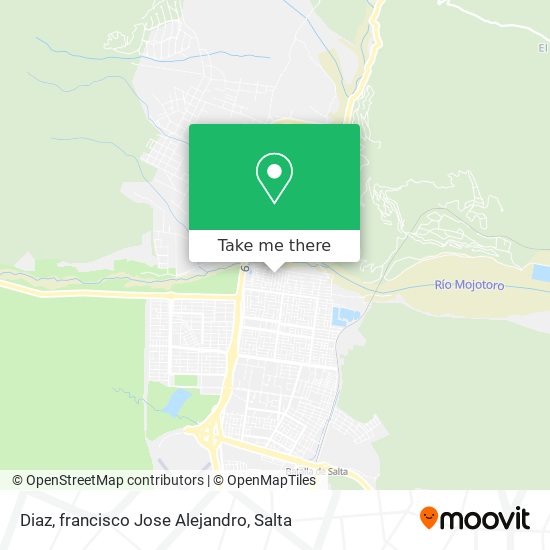 Mapa de Diaz, francisco Jose Alejandro
