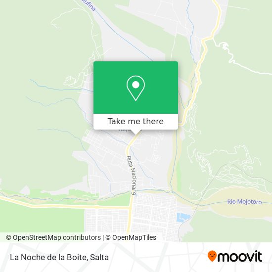Mapa de La Noche de la Boite