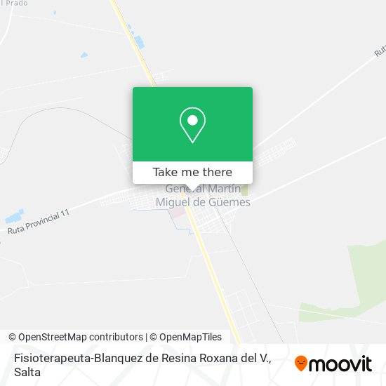 Fisioterapeuta-Blanquez de Resina Roxana del V. map