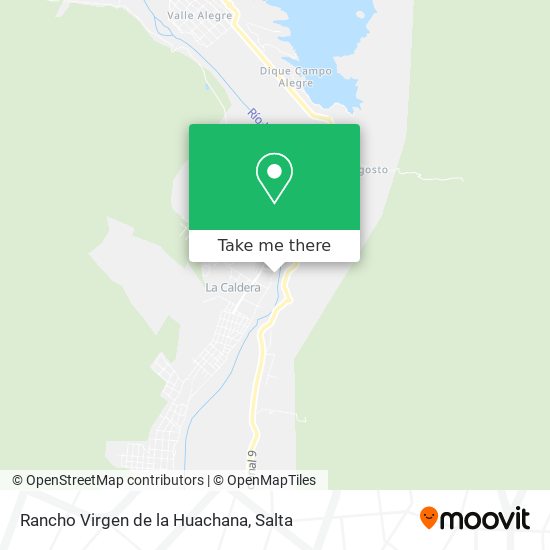 Rancho Virgen de la Huachana map