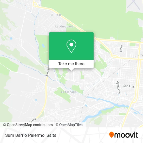 Sum Barrio Palermo map