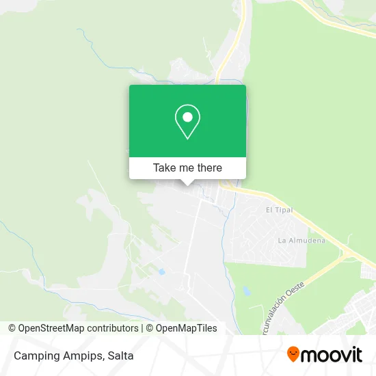 Camping Ampips map
