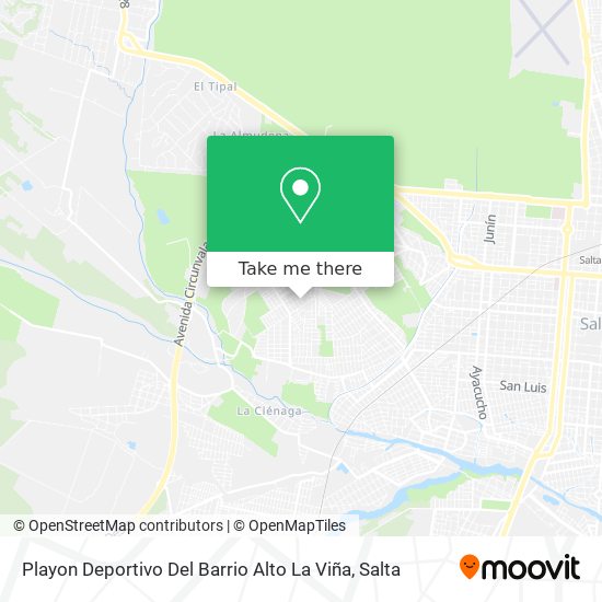 Playon Deportivo Del Barrio Alto La Viña map