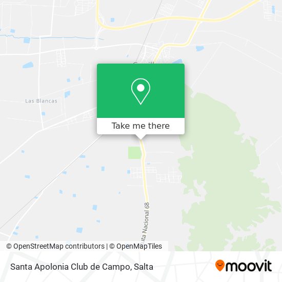 Santa Apolonia Club de Campo map