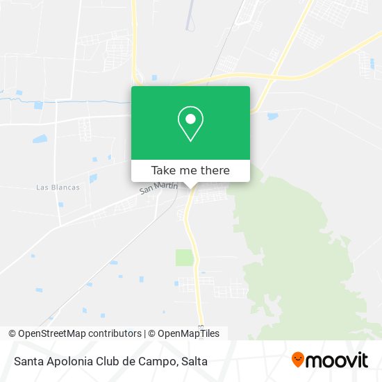 Santa Apolonia Club de Campo map