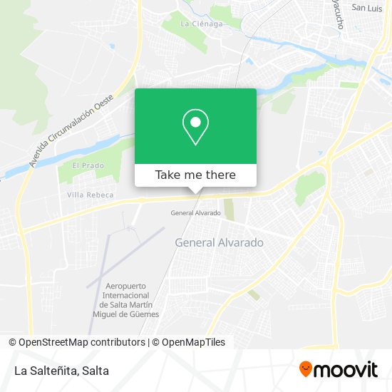 Mapa de La Salteñita