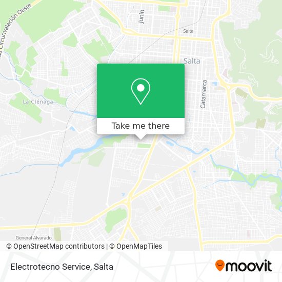 Electrotecno Service map