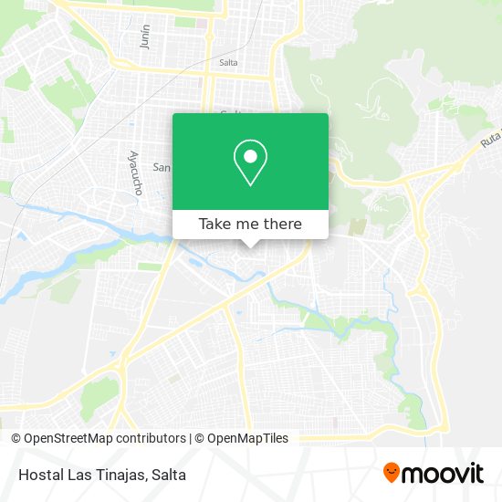 Hostal Las Tinajas map