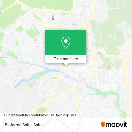 Biofarma Salta map