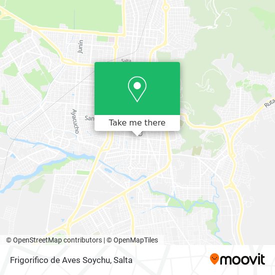 Frigorifico de Aves Soychu map