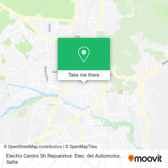 Electro Centro Sh Repuestos- Elec. del Automotor map