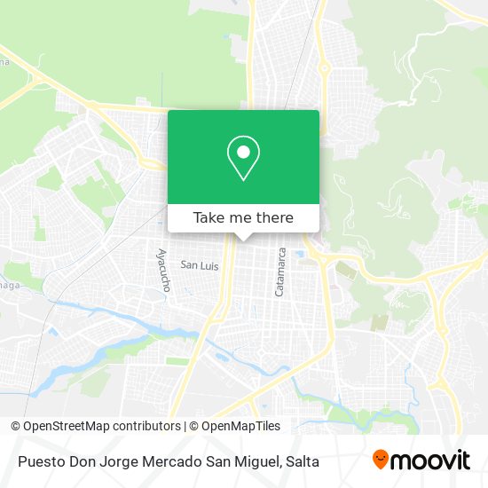 Puesto Don Jorge Mercado San Miguel map