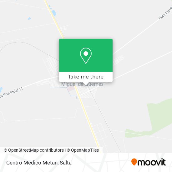 Centro Medico Metan map