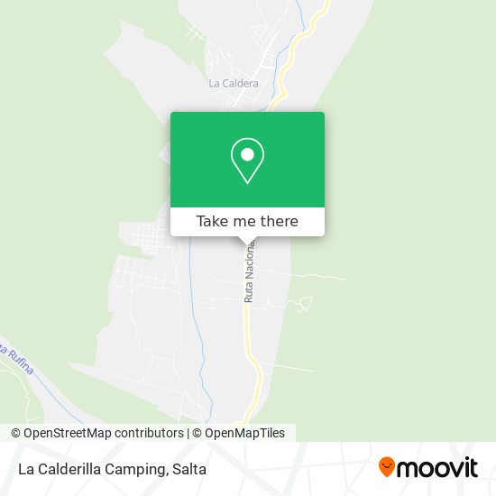 Mapa de La Calderilla Camping