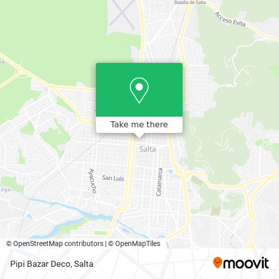 Mapa de Pipi Bazar Deco