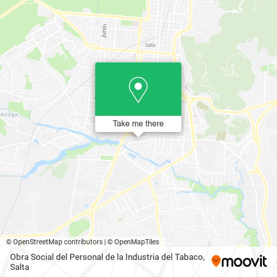 Obra Social del Personal de la Industria del Tabaco map