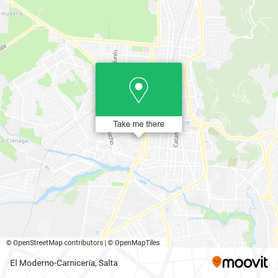 El Moderno-Carnicería map