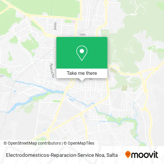 Mapa de Electrodomesticos-Reparacion-Service Noa