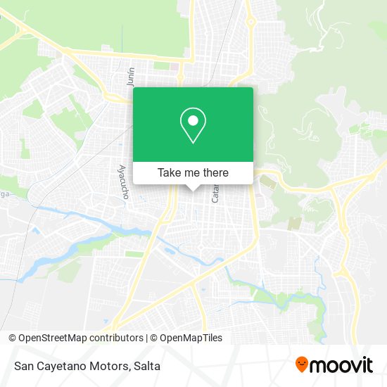 San Cayetano Motors map