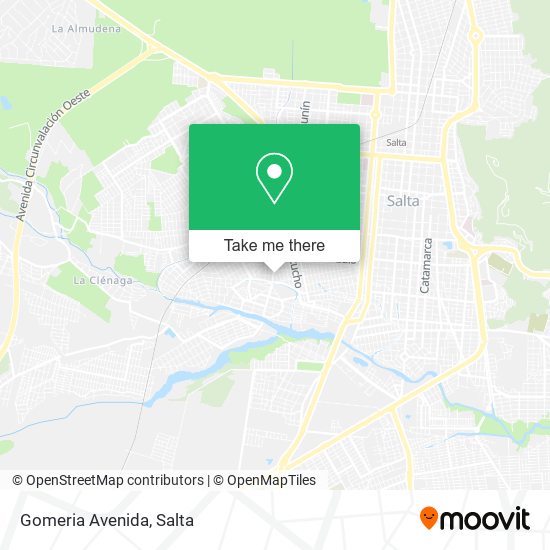 Gomeria Avenida map