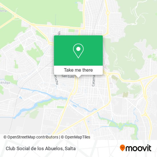 Club Social de los Abuelos map