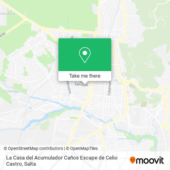 La Casa del Acumulador Caños Escape de Celio Castro map