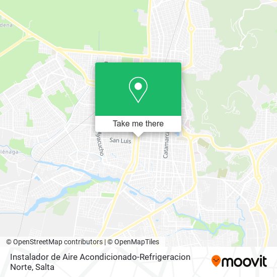 Instalador de Aire Acondicionado-Refrigeracion Norte map