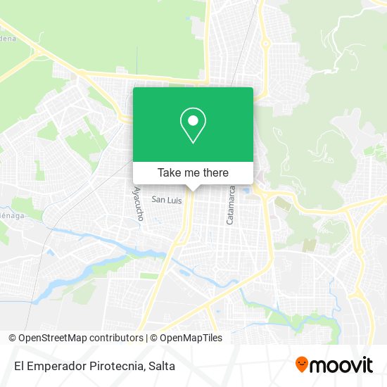 El Emperador Pirotecnia map