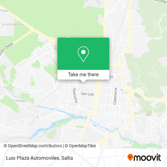 Luis Plaza Automoviles map