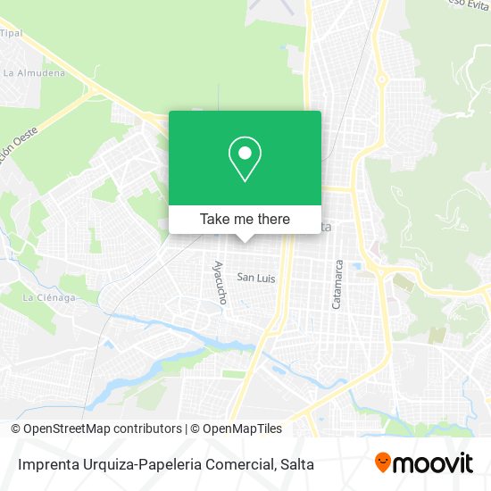 Imprenta Urquiza-Papeleria Comercial map