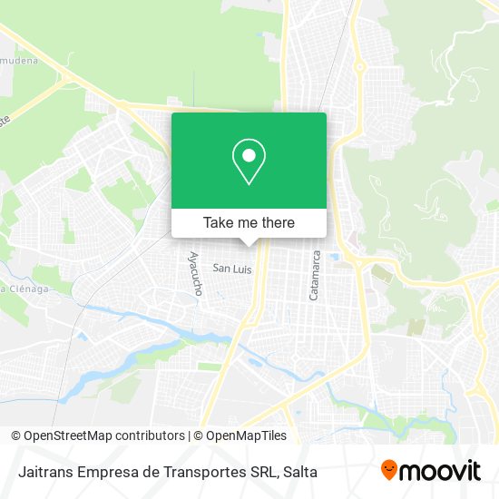 Jaitrans Empresa de Transportes SRL map