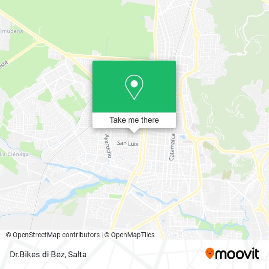 Mapa de Dr.Bikes di Bez