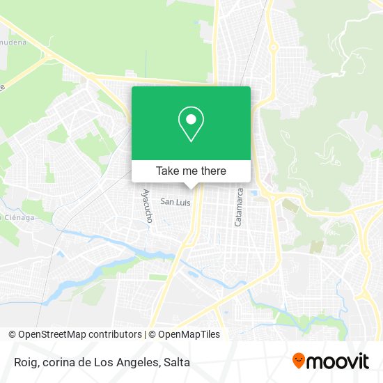 Roig, corina de Los Angeles map