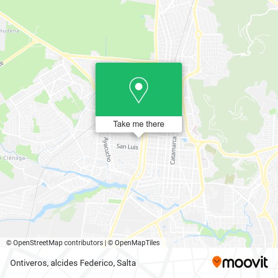 Ontiveros, alcides Federico map