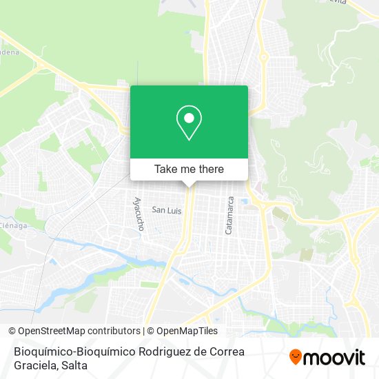 Bioquímico-Bioquímico Rodriguez de Correa Graciela map