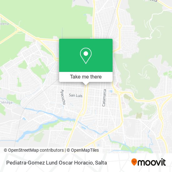 Pediatra-Gomez Lund Oscar Horacio map