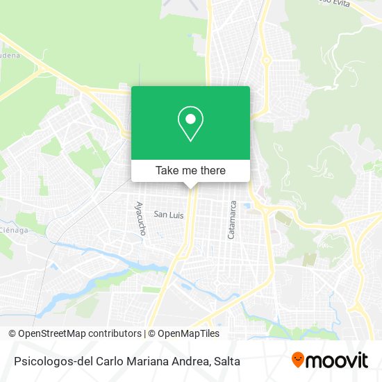 Psicologos-del Carlo Mariana Andrea map