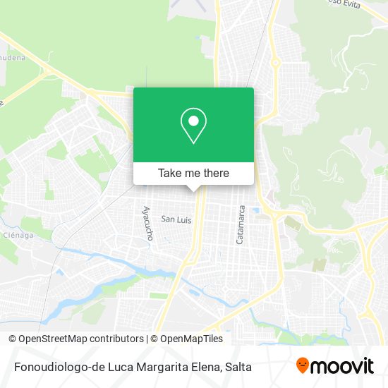 Fonoudiologo-de Luca Margarita Elena map