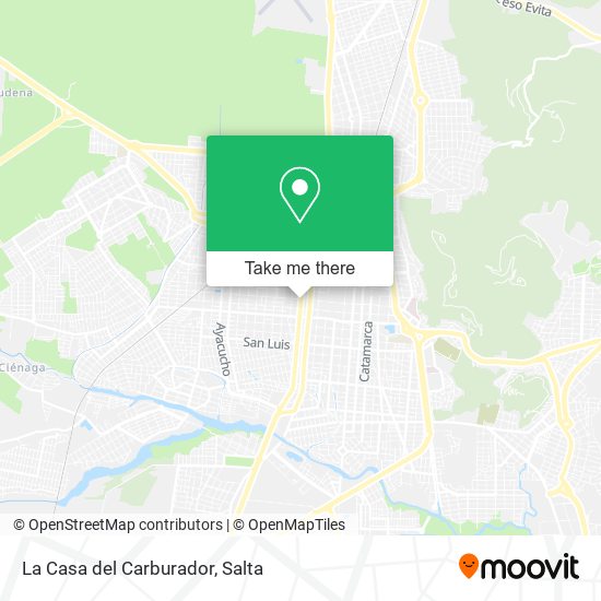 Mapa de La Casa del Carburador