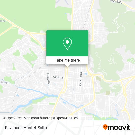 Ravanusa Hostel map