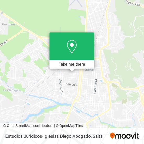 Mapa de Estudios Juridicos-Iglesias Diego Abogado
