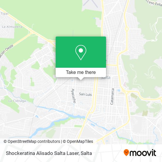 Mapa de Shockeratina Alisado Salta Laser