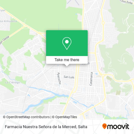 Farmacia Nuestra Señora de la Merced map