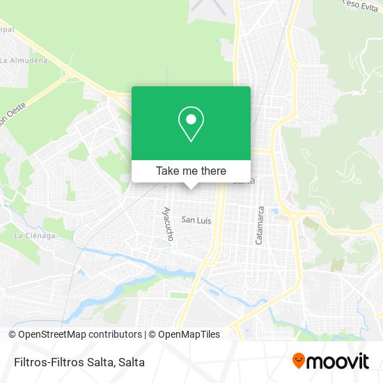 Filtros-Filtros Salta map