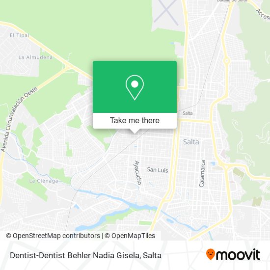 Dentist-Dentist Behler Nadia Gisela map