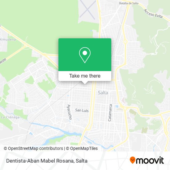 Mapa de Dentista-Aban Mabel Rosana